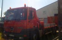 Mercedes 2531 porte engin grue