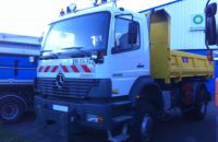 Mercedes atego 1828 4x4 bibenne deneigement